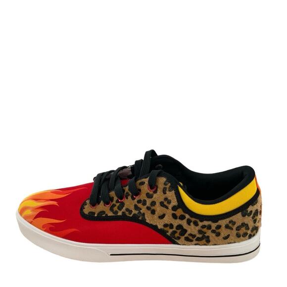 Vlado Spectro 3 Limited Edition Flames Mens Shoes Sz 11 Leopard Print Multicolor - Picture 4 of 13
